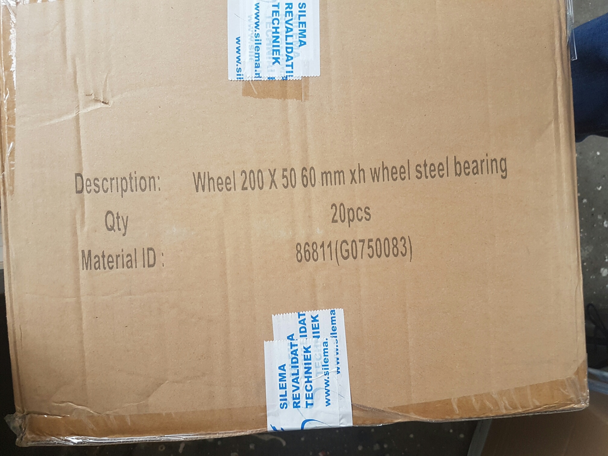 Wiel 190 x 50 (8") PU band, rollatorwiel tbv Elephant ST & Gogo - Afbeelding 5